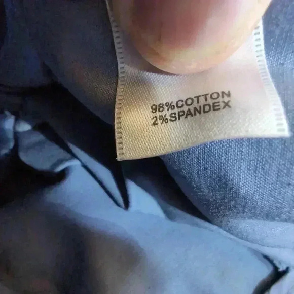 Pendleton Woolen Mills Ladies Pants Slacks gray/blue sz 16 98% cotton - Picture 4 of 4